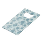 レトロの花パターン2 3 クレジットカード栓抜き (裏面アングル)