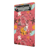 レトロの花パターン3 ミニクリップボード (アングル2)