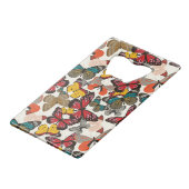 レトロの花パターン5 クレジットカード栓抜き (正面アングル)