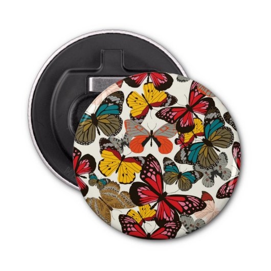 レトロの花パターン5 栓抜き (正面)