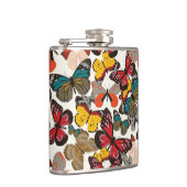 レトロの花パターン6 フラスク (右)