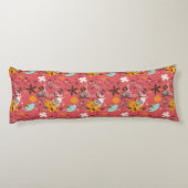 レトロの花パターン7 ボディピロー (裏面)