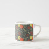 レトロの花パターン エスプレッソカップ (右)