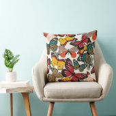 レトロの花パターン クッション (椅子)