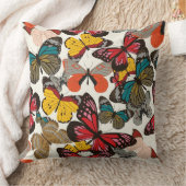 レトロの花パターン クッション (ブランケット)