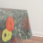 レトロの花パターン テーブルクロス (インサイチュ)