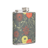 レトロの花パターン フラスク (右)