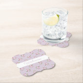 レトロの花パターン ペーパーコースター (インサイチュ)