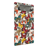 レトロの花パターン ミニクリップボード (アングル)