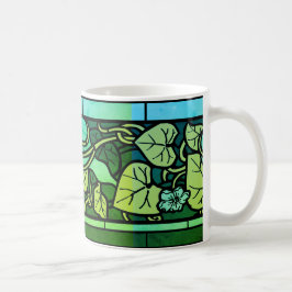 レトロの花柄 コーヒーマグカップ