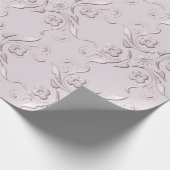 レトロの花柄 ラッピングペーパー (角)