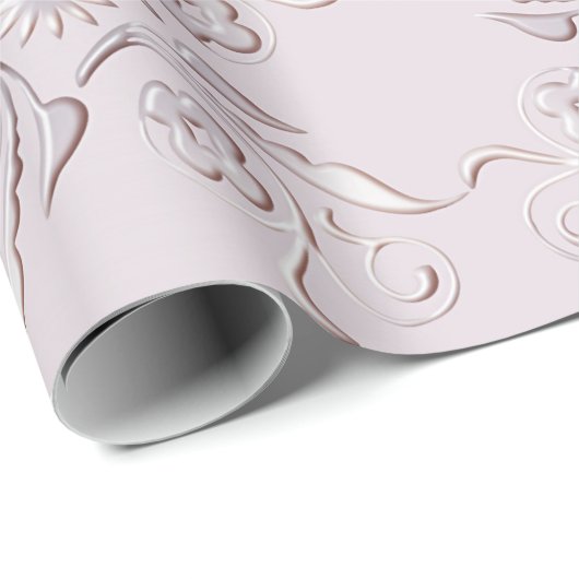 レトロの花柄 ラッピングペーパー (ロールコーナー)