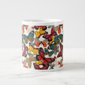レトロの花模様2 ジャンボコーヒーマグカップ (正面)