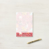 レトロの花模様2 ポストイット (デスク上)