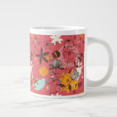レトロの花模様7 ジャンボコーヒーマグカップ (右)