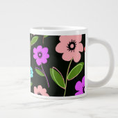 レトロの花模様 ジャンボコーヒーマグカップ (右)