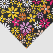 レトロの花模様 薄葉紙 (詳細)