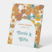 レトロの花60's 70's Arch's 結婚カードギフト 台座サイン (正面)