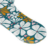 レトロの花70s溝深いおもしろいロマンチック カッティングボード (角)