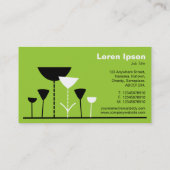 レトロの花 – 火星の緑 名刺 (裏面)