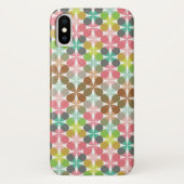 レトロの芸術の抽象芸術のモダンなパステルパターン電話箱 Case-Mate iPhoneケース (裏面)