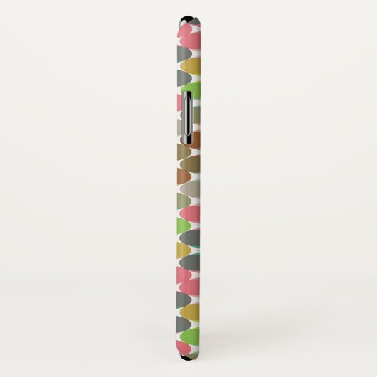 レトロの芸術の抽象芸術のモダンなパステルパターン電話箱 Case-Mate iPhoneケース (裏面/右)