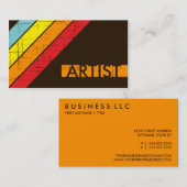 レトロの芸術家 名刺 (正面/裏面)