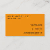 レトロの芸術家 名刺 (裏面)