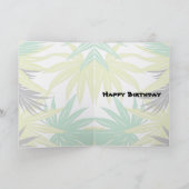 レトロの芸術80s Pinのビーチのパーティーの誕生日 カード (内部)