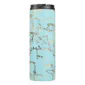 レトロの茶色と青のパタカッコいいーン タンブラー (裏面)