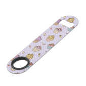 レトロの菓子パターン スピード栓抜き (正面アングル)