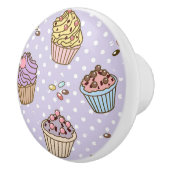 レトロの菓子パターン セラミックノブ (右)