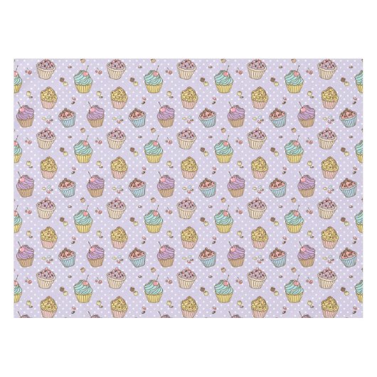 レトロの菓子パターン テーブルクロス (正面(横))