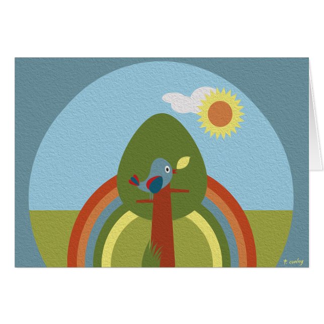 レトロの虹の鳥 (正面横)