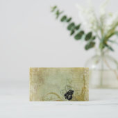 レトロの蝶名刺 名刺 (スタンド正面)