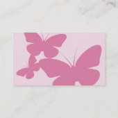 レトロの蝶 名刺 (裏面)