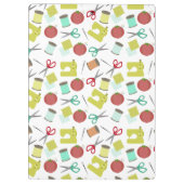 レトロの裁縫パターンクリップボード クリップボード (裏面)