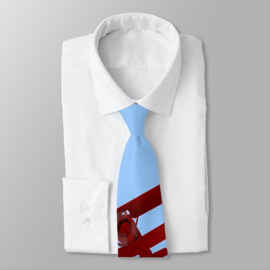 レトロの複葉機 ネクタイ (タイ)