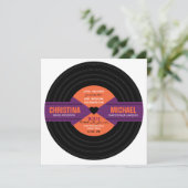 レトロの記録的な招待状 招待状 (スタンド正面)