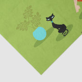 レトロの読書女性のティッシュペーパー 薄葉紙 (詳細)