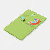 レトロの読書女性のポスト・イット ポストイット (アングル)