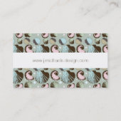 レトロの貝殻パターン 名刺 (裏面)