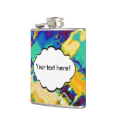 レトロの質の抽象デザイン フラスク (左)