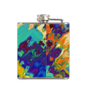 レトロの質の抽象デザイン フラスク (裏面)