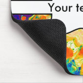 レトロの質の抽象デザイン マウスパッド (コーナー)