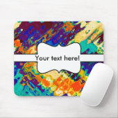 レトロの質の抽象デザイン マウスパッド (マウス)