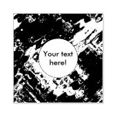 レトロの質の抽象デザイン ラバースタンプ (インプリント)