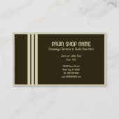 レトロの質屋 名刺 (裏面)