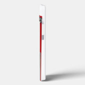 レトロの赤い困難な問題のiphoneカバー Case-Mate iPhoneケース (裏面 / 左)