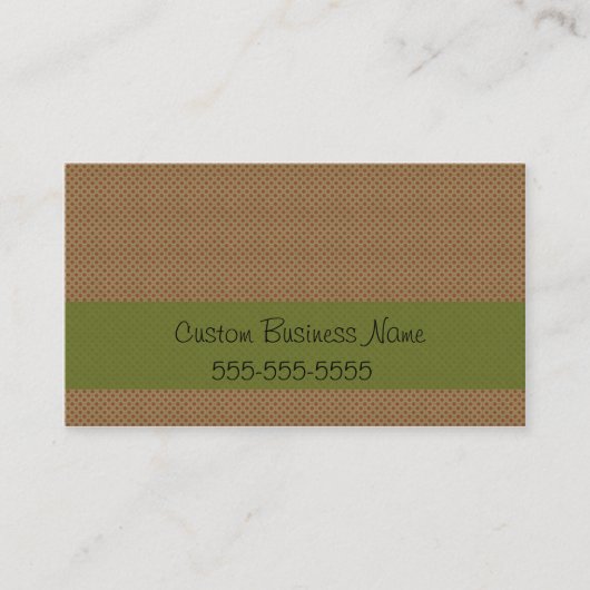 レトロの赤い点 名刺 (正面)